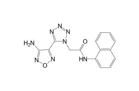 2-[5-(4-Amino-furazan-3-yl)-tetrazol-1-yl]-N-naphthalen-1-yl-acetamide