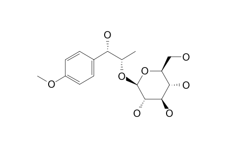 (1'R,2'S)-ERYTHRO-ANETHOLE-GLYCOL-2'-O-BETA-D-GLUCOPYRANOSIDE