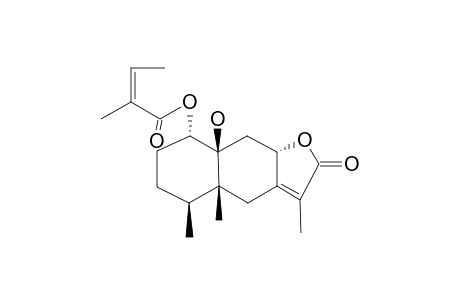 1-ALPHA-ANGELOYLOXY-10-BETA-HYDROXY-EREMOPHIL-7(11)-EN-8-ALPHA,12-OLIDE