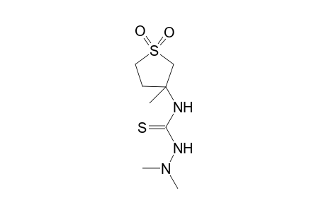 2,2-dimethyl-N-(3-methyl-1,1-dioxidotetrahydro-3-thienyl)hydrazinecarbothioamide