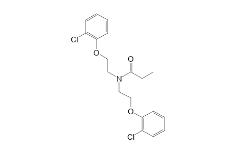 N,N-bis[2-(o-chlorophenoxy)ethyl]propionamide