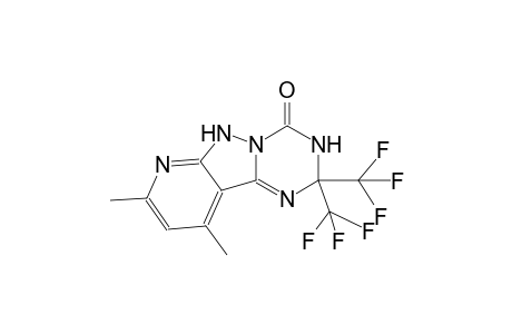 pyrido[2',3':3,4]pyrazolo[1,5-a][1,3,5]triazin-4(3H)-one, 2,6-dihydro-8,10-dimethyl-2,2-bis(trifluoromethyl)-