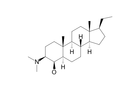 3.beta.-Dimethylamino-4.beta.-hydroxy-5.alpha.-pregnane