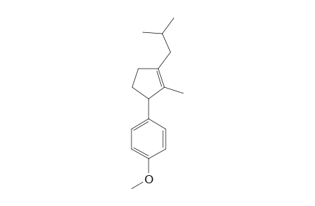 1-(4'-METHOXYPHENYL)-2-METHYL-3-(2-METHYLPROPYL)-CYCLOPENT-2-EN-1-YL-CATION