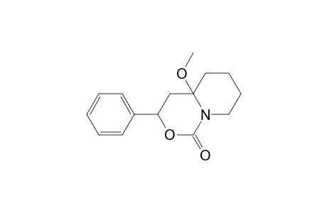 6-Methoxy-4-phenyl-1-aza-3-oxabicyclo[4.4.0]decan-2-one