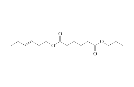 Adipic acid, propyl trans-hex-3-enyl ester