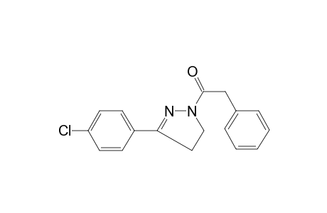 3-(4-chlorophenyl)-1-(phenylacetyl)-4,5-dihydro-1H-pyrazole