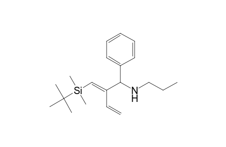 (E)-2-[(tert-Butyldimethylsilyl)methylene]-1-phenyl-N-propylbut-3-en-1-amine