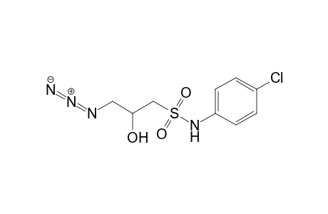 3-Azido-N-(4-chlorophenyl)-2-hydroxypropane-1-sulfonamide