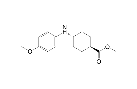 trans-4-(p-anisidino)cyclohexanecarboxylic acid, methyl ester