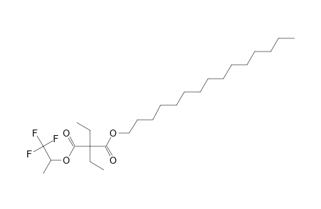 Diethylmalonic acid, pentadecyl 1,1,1-trifluoroprop-2-yl ester