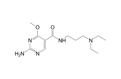 2-amino-N-[3-(diethylamino)propyl[-4-methoxy-5-pyrimidinecarboxamide