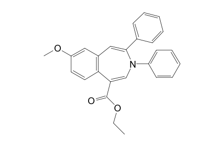 Ethyl 7-methoxy-3,4-diphenyl-3H-benzo[d]azepine-1-carboxylate