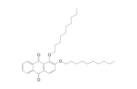 1,2-DI-N-DECYLOXY-9,10-ANTHRAQUINONE