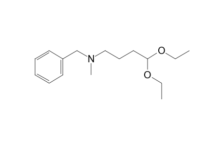 4-(N-methylbenzylamino)butyraldehyde, diethyl acetal