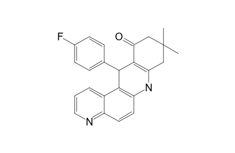 12-(4-Fluorophenyl)-9,9-dimethyl-7,8,10,12-tetrahydrobenzo[B][4,7]phenanthrolin-11-one