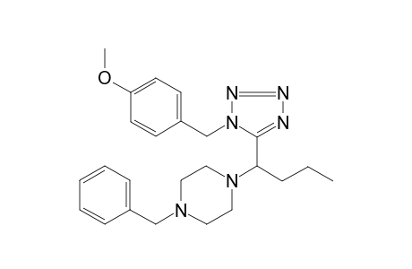 1-Benzyl-4-pyrrol1-[1-(4-methoxy-benzyl)-1H-tetrazol-5-yl]-butylmorpho-piperazine