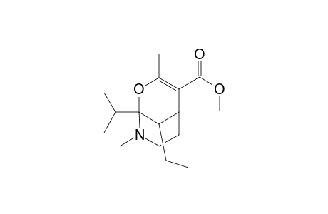 2-Oxa-8-azabicyclo[3.3.1]non-3-ene-4-carboxylic acid, 9-ethyl-3,8-dimethyl-1-(1-methylethyl)-, methyl ester