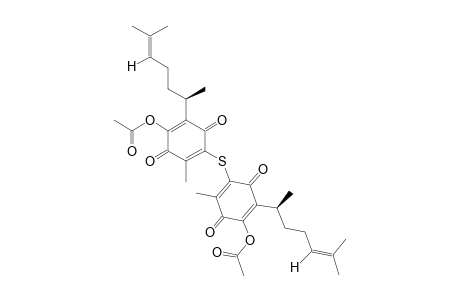 6,6'-Thio-bis( 3,3'-di-O-acetylperezone)