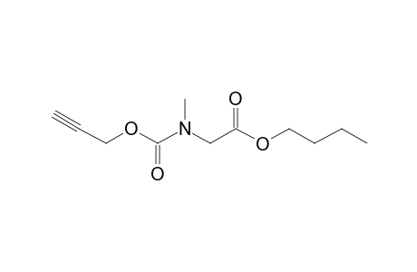 Sarcosine, N-propargyloxycarbonyl-, butyl ester