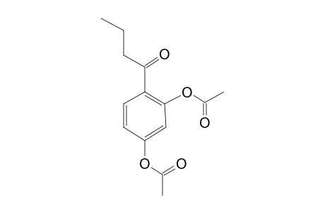 1-(2,4-Dihydroxyphenyl)-1-butanone, diacetate