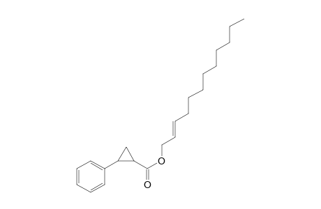 Cyclopropanecarboxylic acid, trans-2-phenyl-, dodec-2-en-1-yl ester