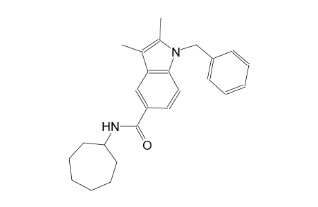 1-benzyl-N-cycloheptyl-2,3-dimethyl-1H-indole-5-carboxamide
