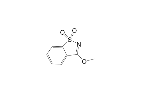 3-METHOXY-1,2-BENZISOTHIAZOLE, 1,1-DIOXIDE