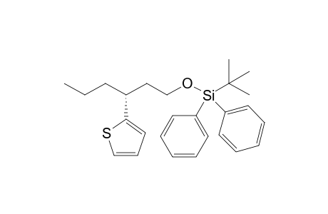 (-)-(R)-tert-Butyldiphenyl-[3-(thien-2-yl)hexoxy]silane