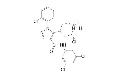 piperidinium, 4-[1-(2-chlorophenyl)-4-[[(3,5-dichlorophenyl)amino]carbonyl]-1H-pyrazol-5-yl]-, chloride