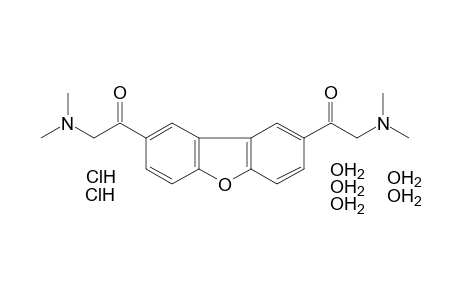 2,8-bis(N,N-dimethylglycyl)dibenzofuran, dihydrochloride, pentahydrate