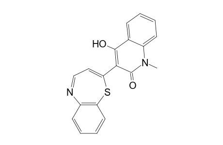 3-(1H-[1,5]benzothiazepin-2-yl)-4-hydroxy-1-methyl-2(1H)-quinolinone