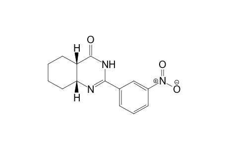 cis-(4aS,8aR)-2-(3-nitrophenyl)-4a,5,6,7,8,8a-hexahydro-3H-quinazolin-4-one