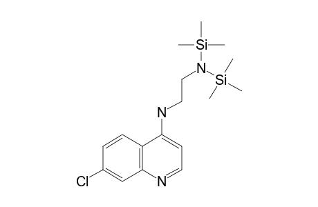 N1-(7-Chloro-4-quinolinyl)-1,2-ethanediamine, 2tms derivative