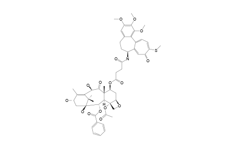 10-DEACETYL-7-O-(N-DEACETYL-N-SUCCINYLTHIOCOLCHICINYL)-BACCATIN-III