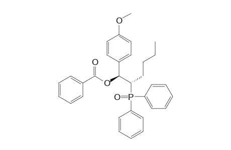 (1R*,2S*)-2-DIPHENYLPHOSPHINOYL-1-(4-METHOXYPHENYL)-HEXYL-BENZOATE