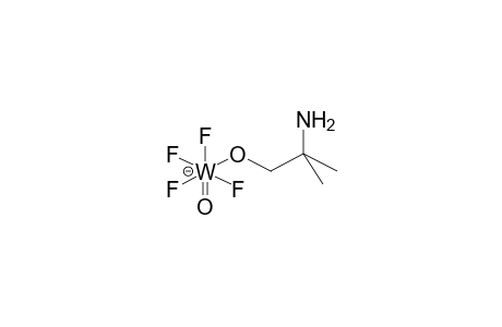 TETRAFLUORO(2-AMINO-2-METHYLPROPOXY)OXOTUNGSTENE ANION