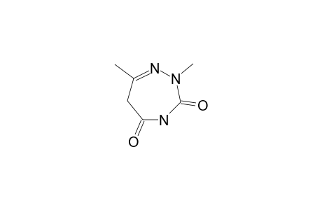 2,7-Dimethyl-3,5-dioxo-4,6(2H)-dihydro-1,2,4-triazepine