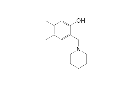 2-(piperidinomethyl)-3,4,5-trimethylphenol