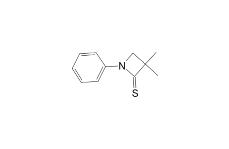 3,3-Dimethyl-1-phenyl-2-azetidinethione