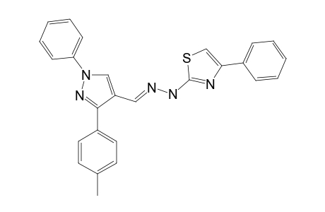 2-[(1-PHENYL-3-PARA-TOLYL-1H-PYRAZOL-4-YL)-METHYLENE]-1-(4-PHENYLTHIAZOL-2-YL)-HYDRAZINE