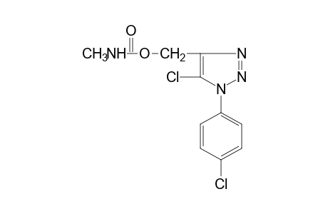 5-chloro-1-(p-chlorophenyl)-1H-1,2,3-triazole-4-methanol, methylcarbamate (ester)