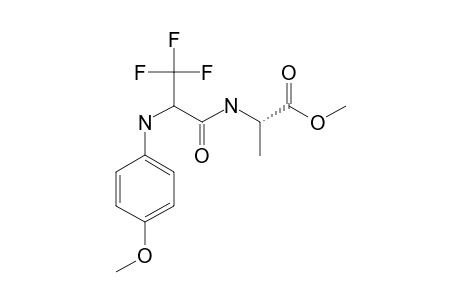 N-PARA-METHOXYPHENYL-3,3,3-TRIFLUOROALANYLALANINE-METHYLESTER