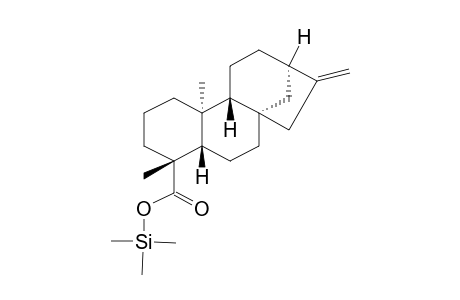 Kaur-16-en-18-oic acid, (4.alpha.)-, o-tms