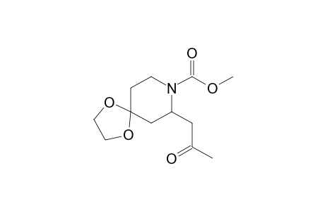 METHYL-7-ACETONYL-1,4-DIOXA-8-AZASPIRO-[4.5]-DECANE-8-CARBOXYLATE