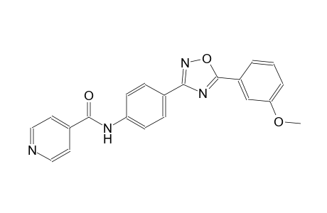 4-pyridinecarboxamide, N-[4-[5-(3-methoxyphenyl)-1,2,4-oxadiazol-3-yl]phenyl]-