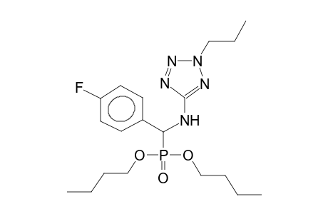 Dibutyl (4-fluorophenyl)[(2-propyl-2H-tetraazol-5-yl)amino]methylphosphonate