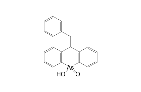 10-benzyl-5,10-dihydro-5-hydroxyacridarsine, 5-oxide