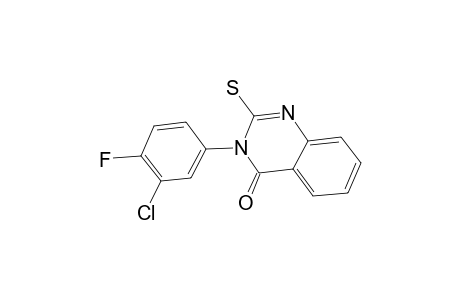 3-(3-Chloro-4-fluorophenyl)-2-sulfanyl-4(3H)-quinazolinone