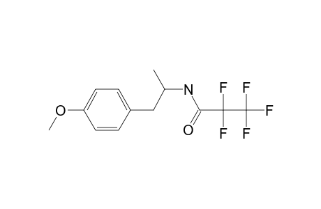 (.+/-.)-p-methoxyamphetamine, N-pentafluoropropionyl-